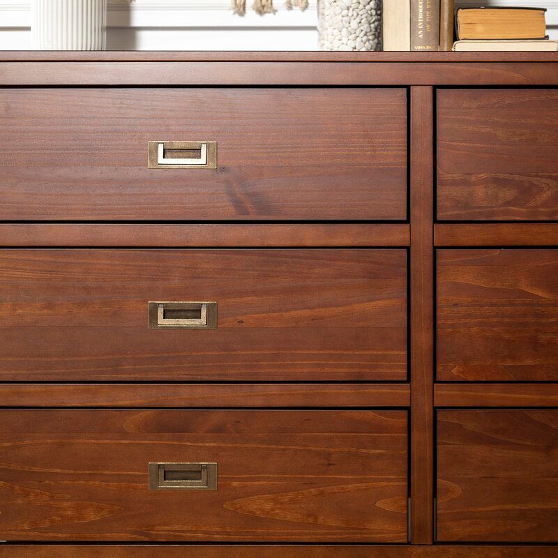 Petrillo 6 Drawer 57'' W Double Dresser thumbnail 7