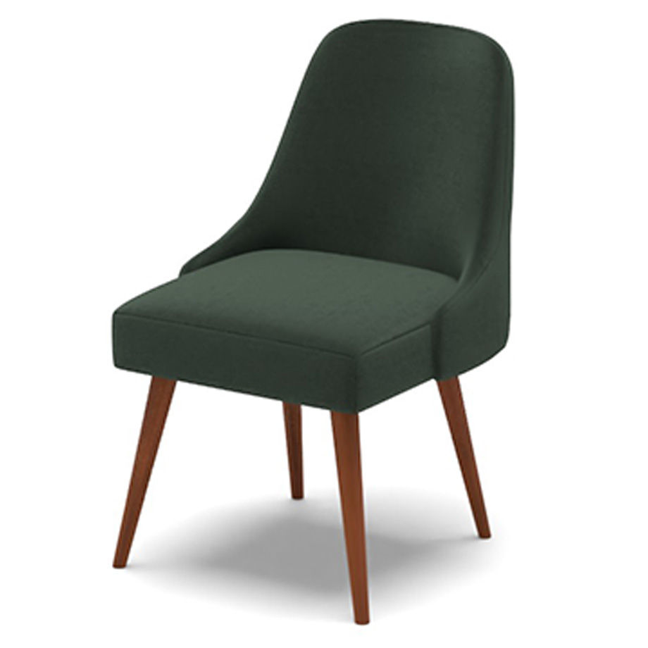 Mid-Century Upholstered Dining Chair thumbnail 2