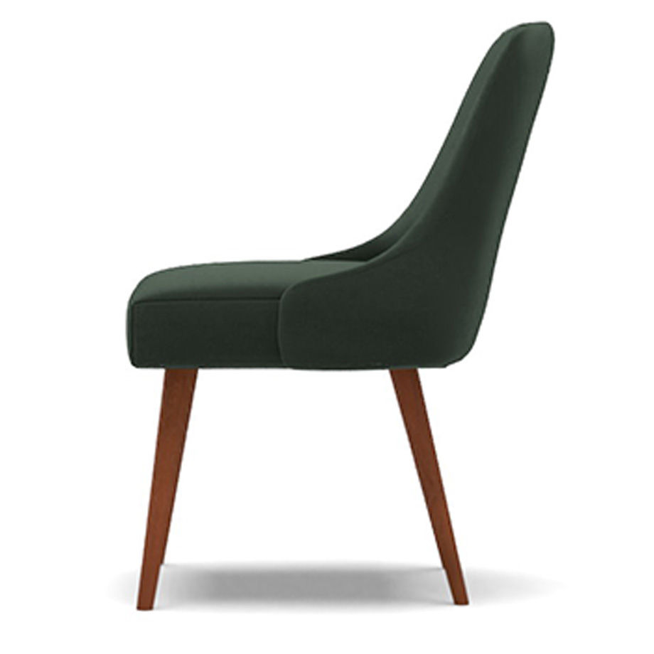 Mid-Century Upholstered Dining Chair thumbnail 3