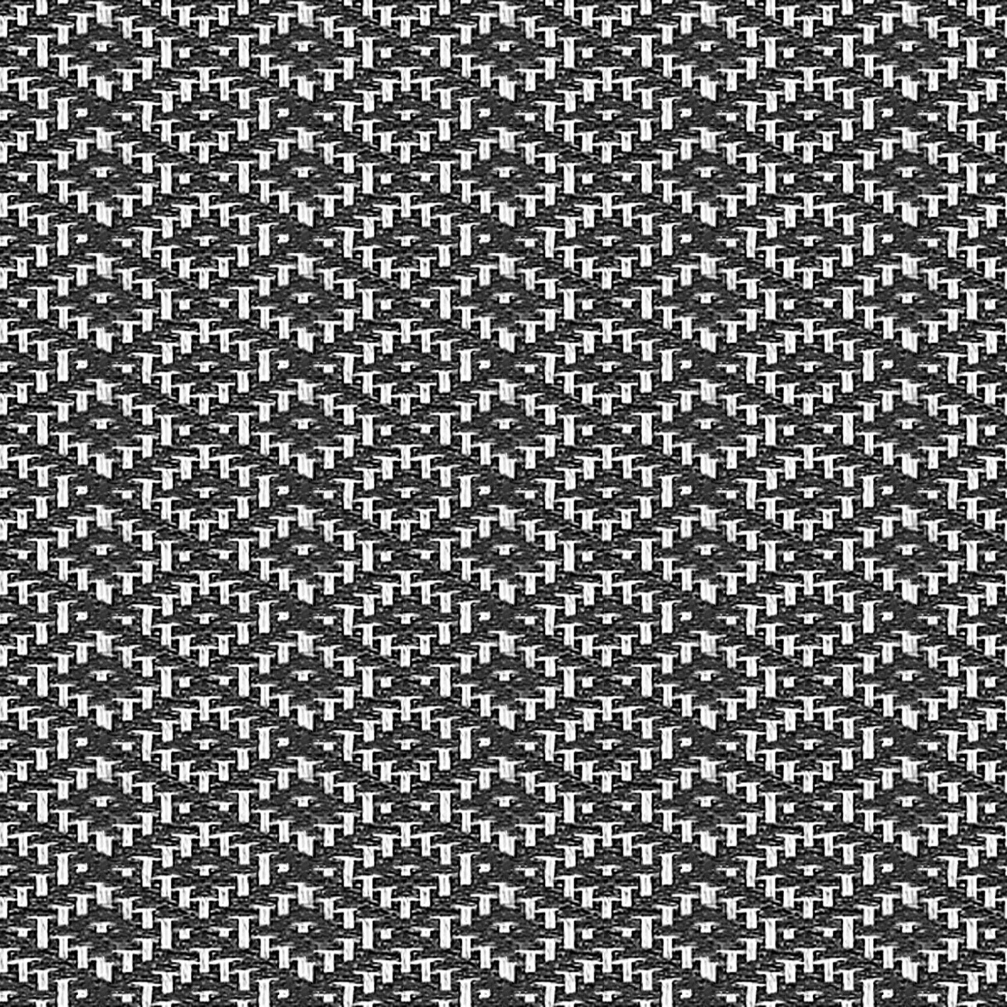 Havana Wicker Teak Armless Chair Black and White Diamond thumbnail 5