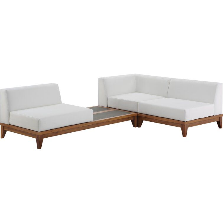 Rio Outdoor Right Hand Facing Patio Sectional with Cushions thumbnail 2