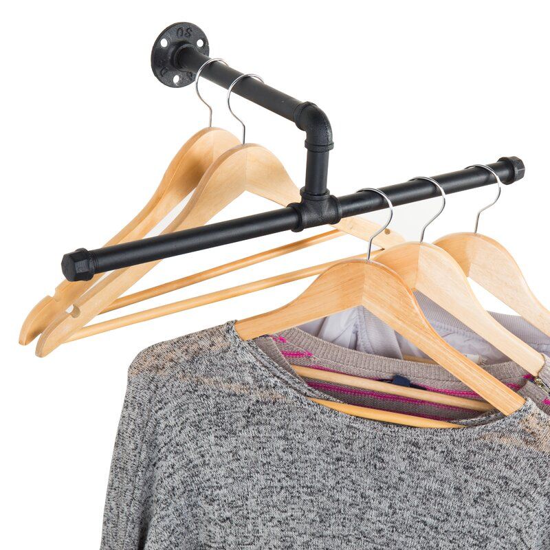 Clarkston Wall Mounted Clothes Rack thumbnail 3