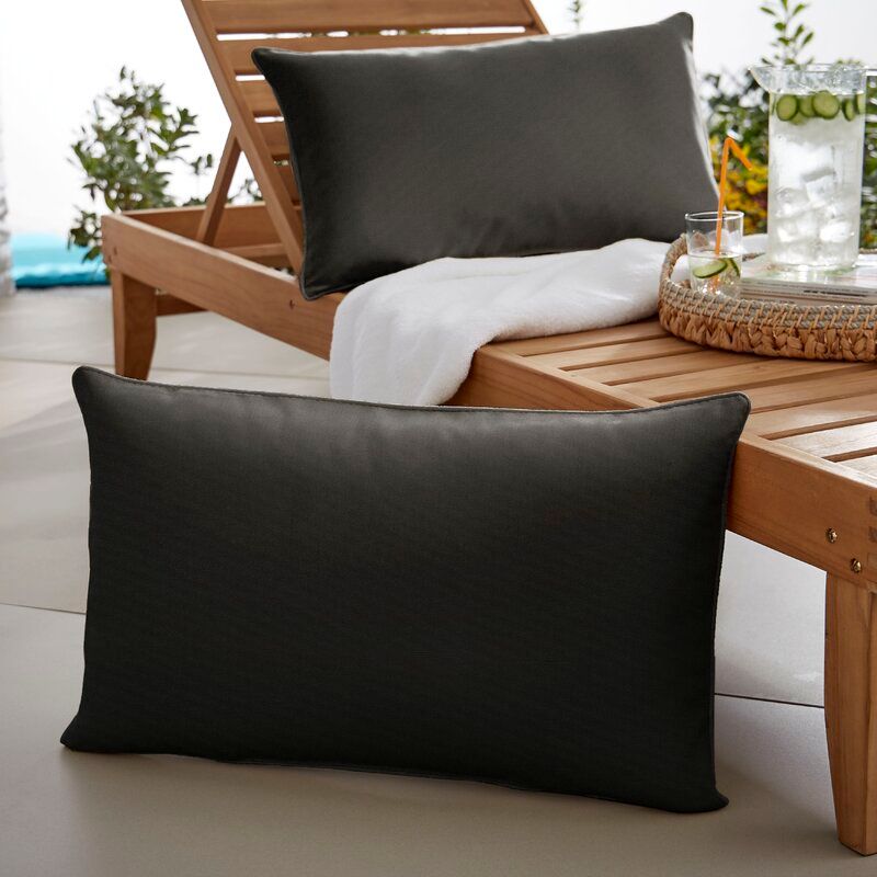Julio Aruba Rectangular Sunbrella Pillow Cover Without Insert 26"x16" thumbnail 3
