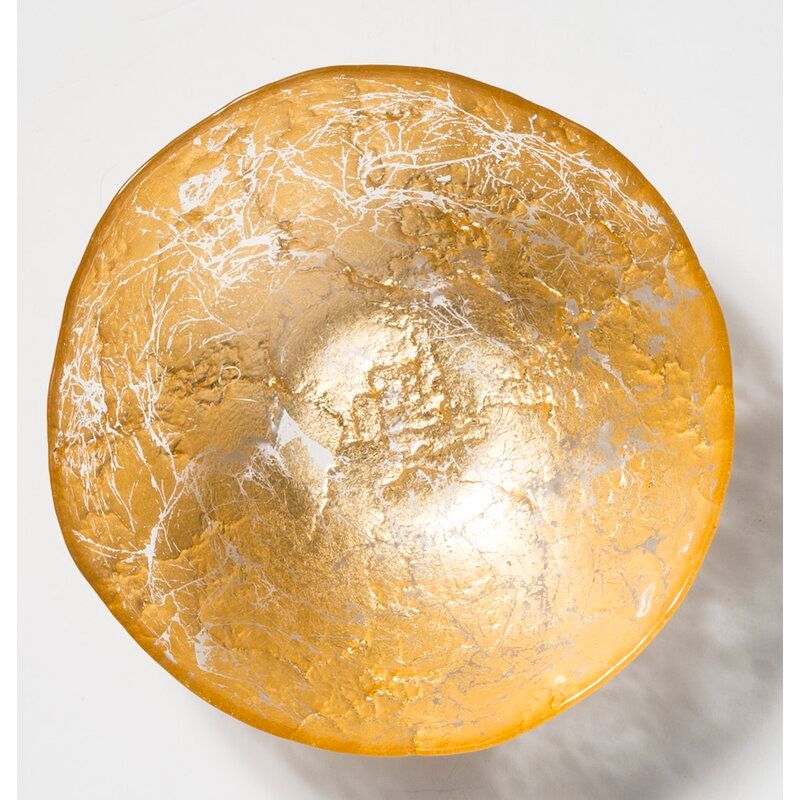 Vietri Moon Glass Round Glam Decorative Bowl thumbnail 3