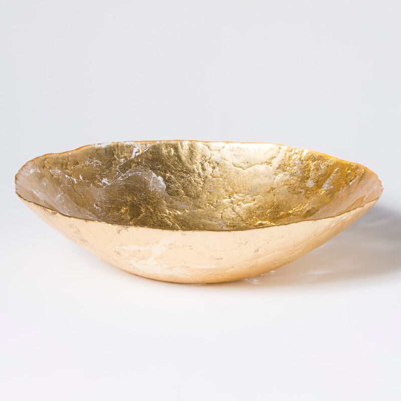 Vietri Moon Glass Round Glam Decorative Bowl thumbnail 2