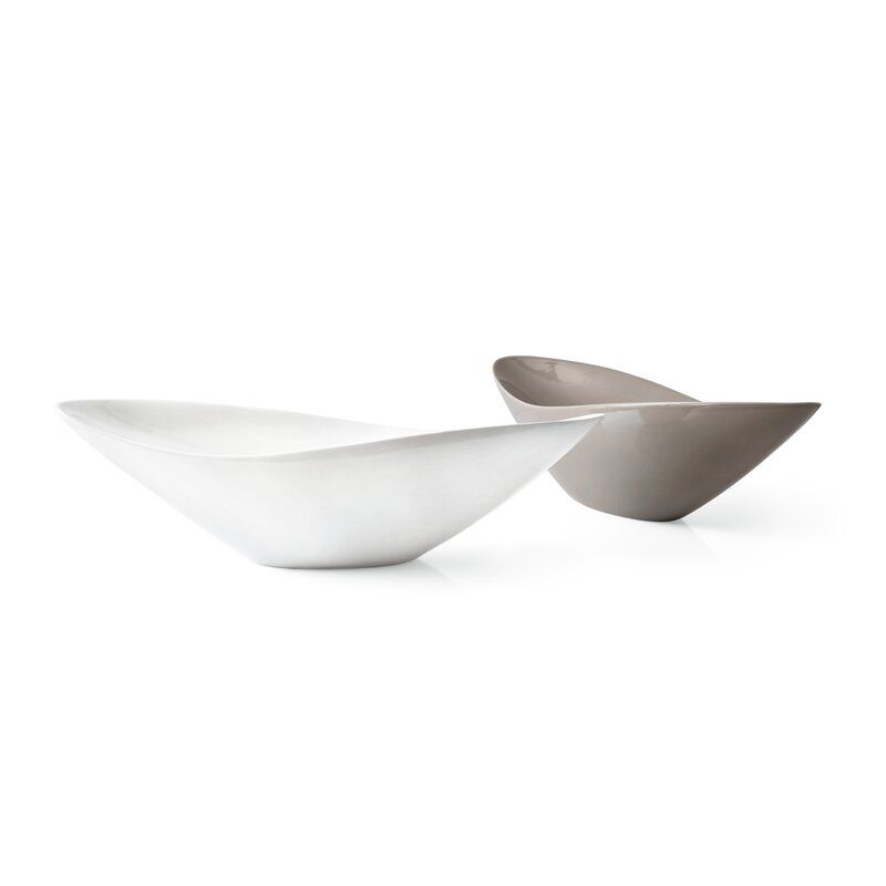 Calligaris Linette Ceramic Oval Decorative Bowl thumbnail 4