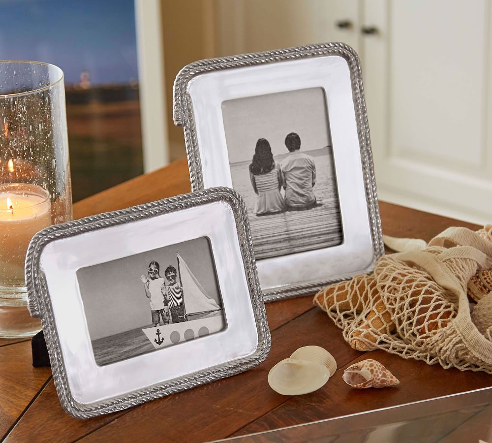 Double Rope Metal Picture Frame-5"x7" thumbnail 3