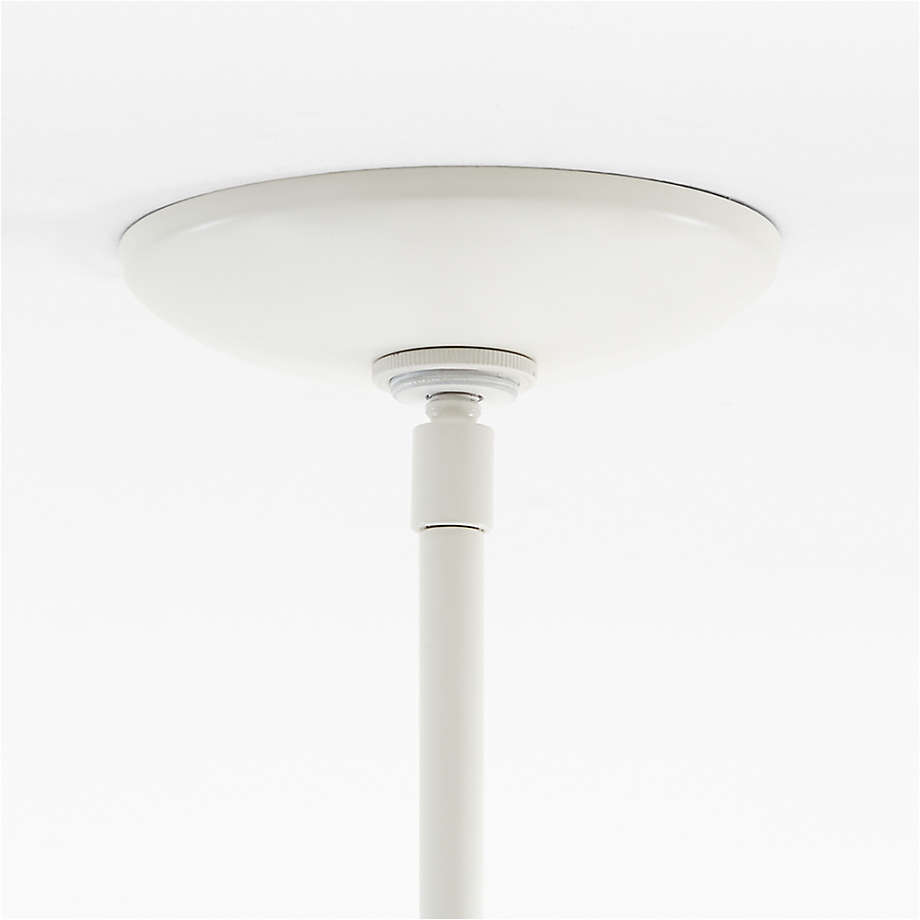 Sawyer White Metal Ceiling Light thumbnail 5