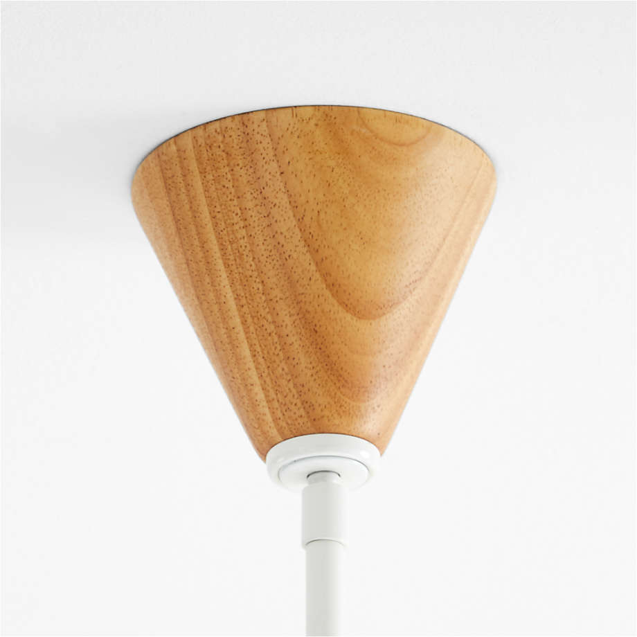 Quinn Metal Wood Ceiling Light thumbnail 4