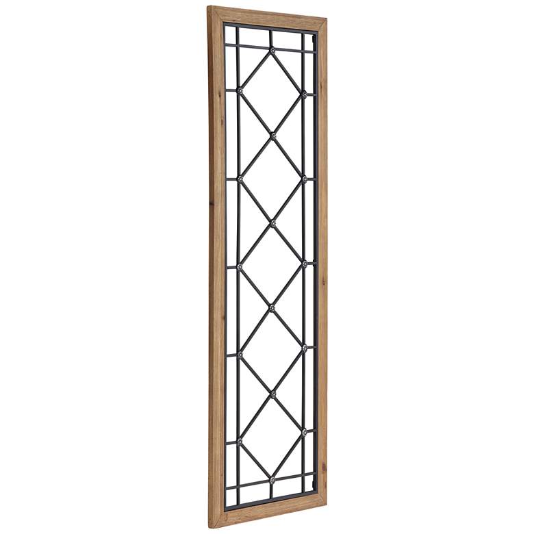 Winston Matte Black and Brown High Window Wall Art thumbnail 2