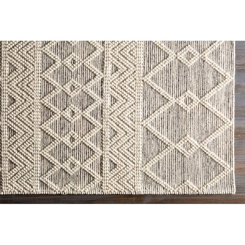Clancy Oriental Handmade Flatweave Wool Area Rug-9'x12' thumbnail 4
