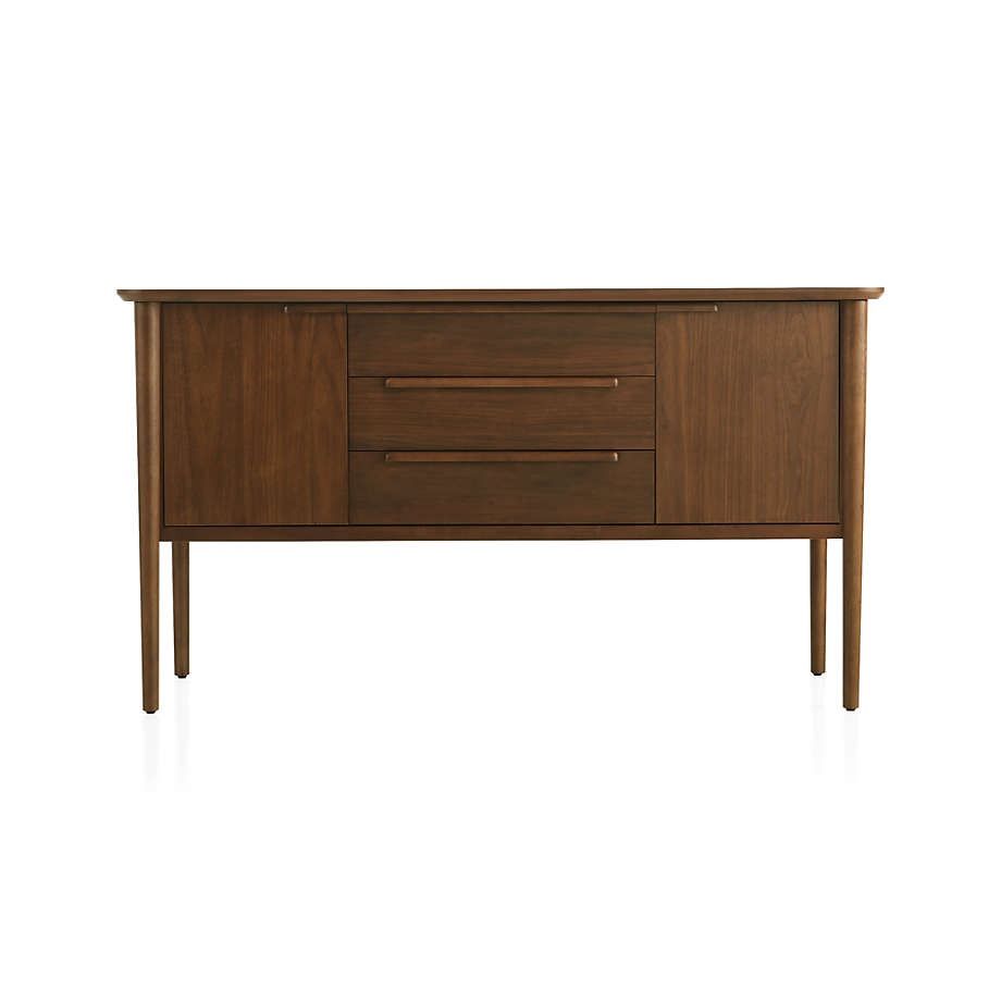 Tate Walnut Midcentury Sideboard thumbnail 3