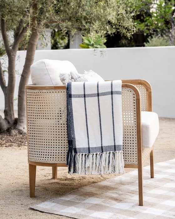 Phoenix Striped Throw thumbnail 2