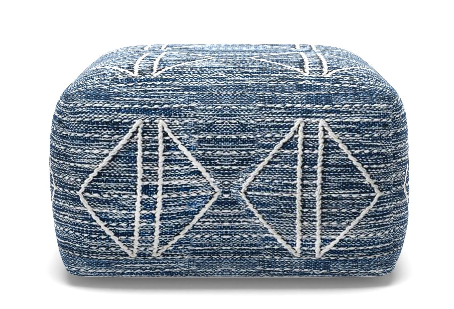 Reflected Diamonds Pouf thumbnail 2