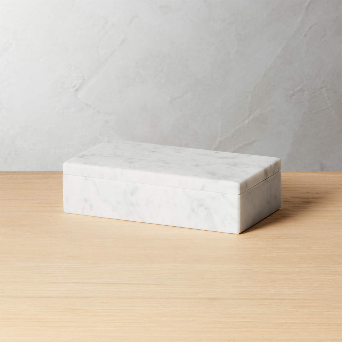 Large White Marble Box thumbnail 2
