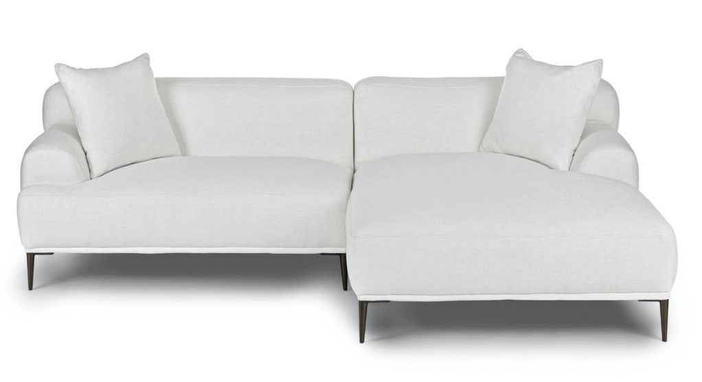 Abisko Quartz White Right Sectional thumbnail 3