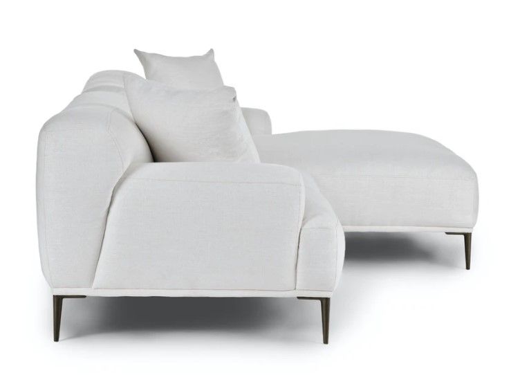 Abisko Quartz White Right Sectional thumbnail 4