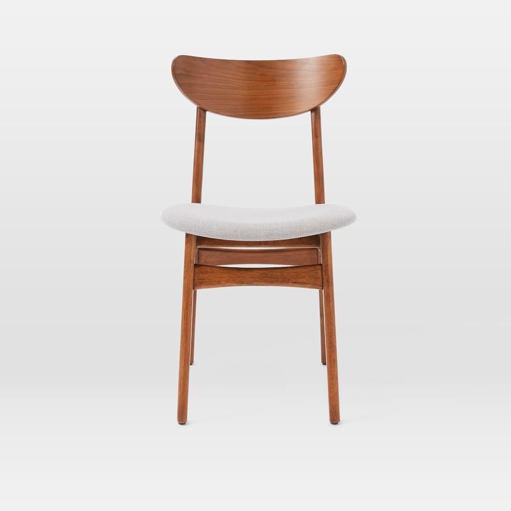 Classic Cafe Upholstered Dining Chair Set of 2 thumbnail 3