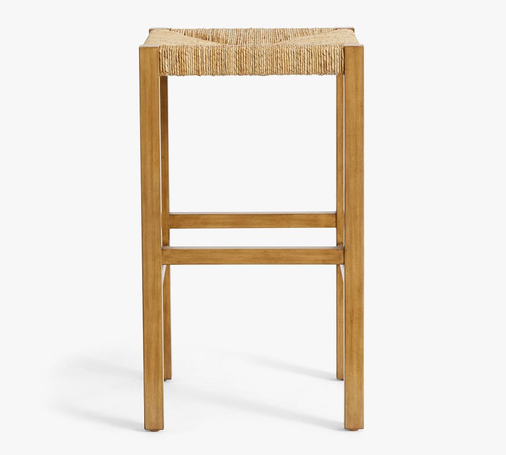 Malibu Woven Backless Counter Stool - Honey thumbnail 2