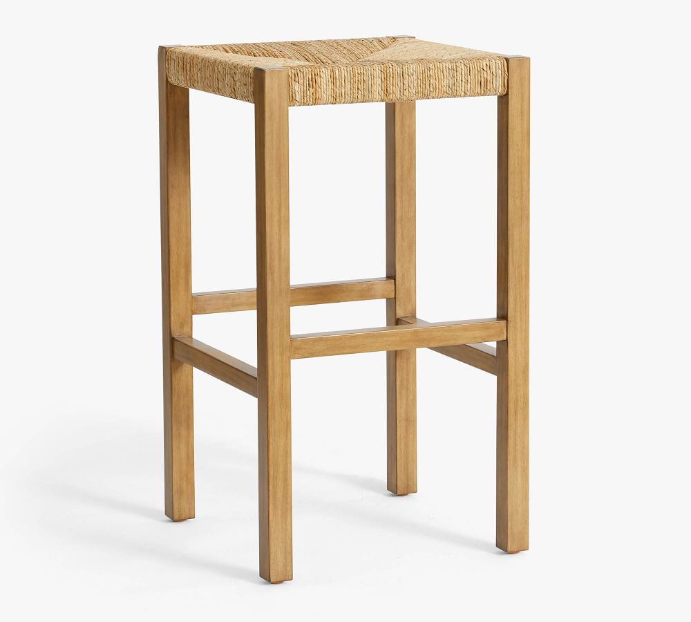 Malibu Woven Backless Counter Stool - Honey thumbnail 4