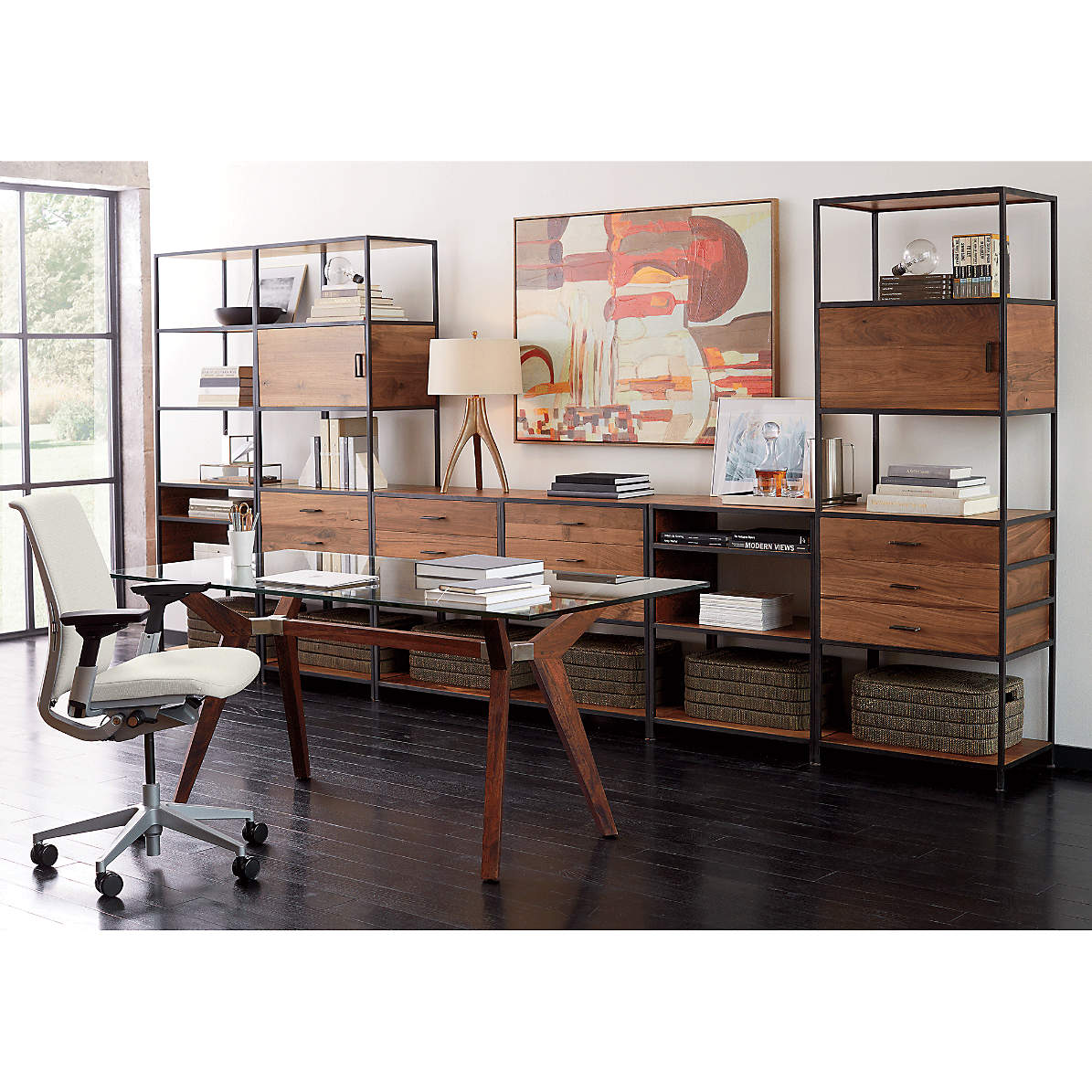 Knox Tall Open Bookcase thumbnail 4