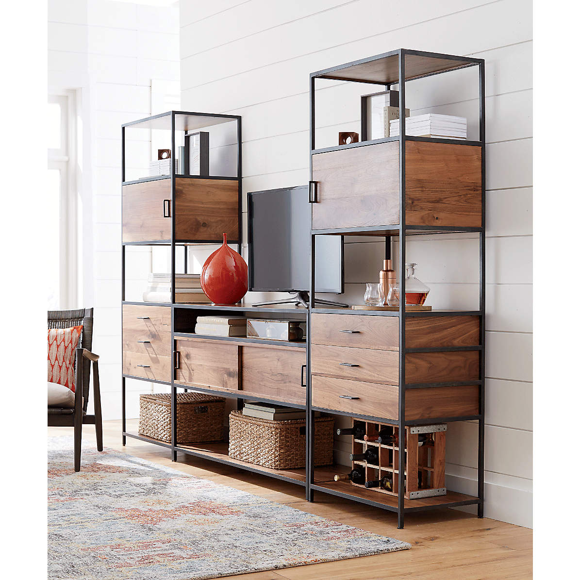 Knox Tall Storage Bookcase thumbnail 4