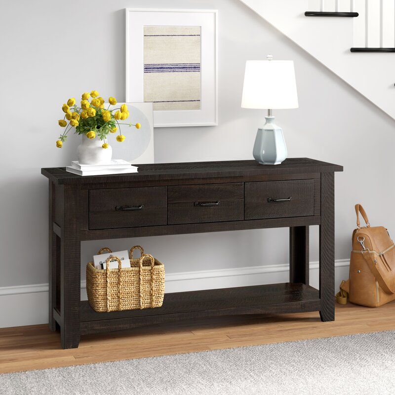 Kinsella Solid Wood Console Table thumbnail 4