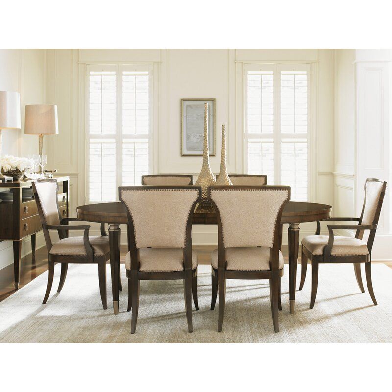 Tower Place Extendable Walnut Solid Wood Dining Table thumbnail 6