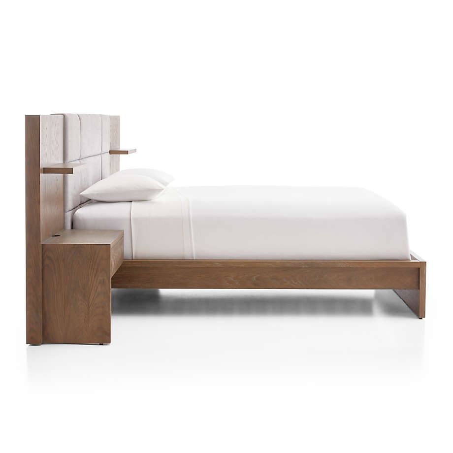 Atlas Bed with Panel Nightstands King thumbnail 3