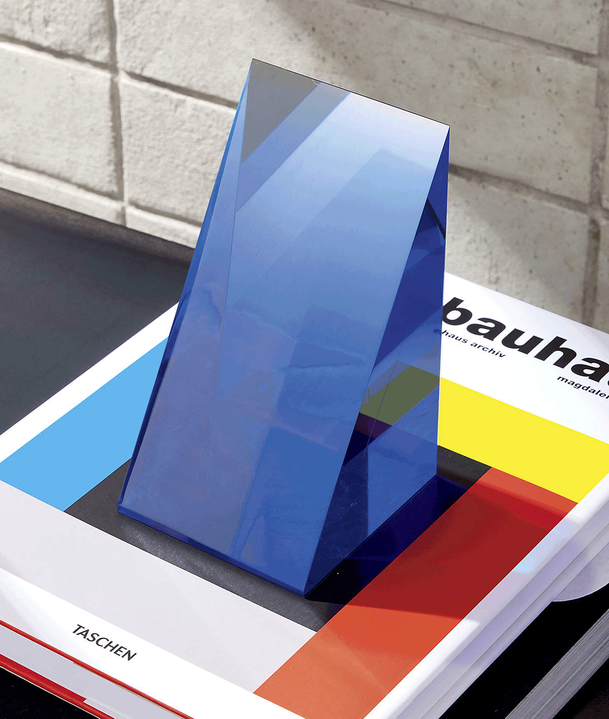 Deep Blue Acrylic Bookend thumbnail 3