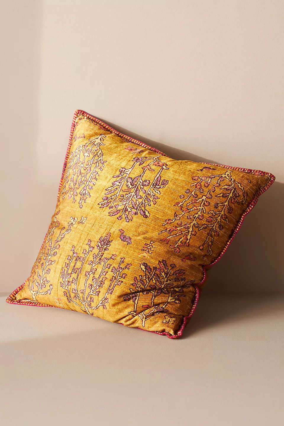 Velvet Minerva Pillow With Insert 22"x22" thumbnail 2