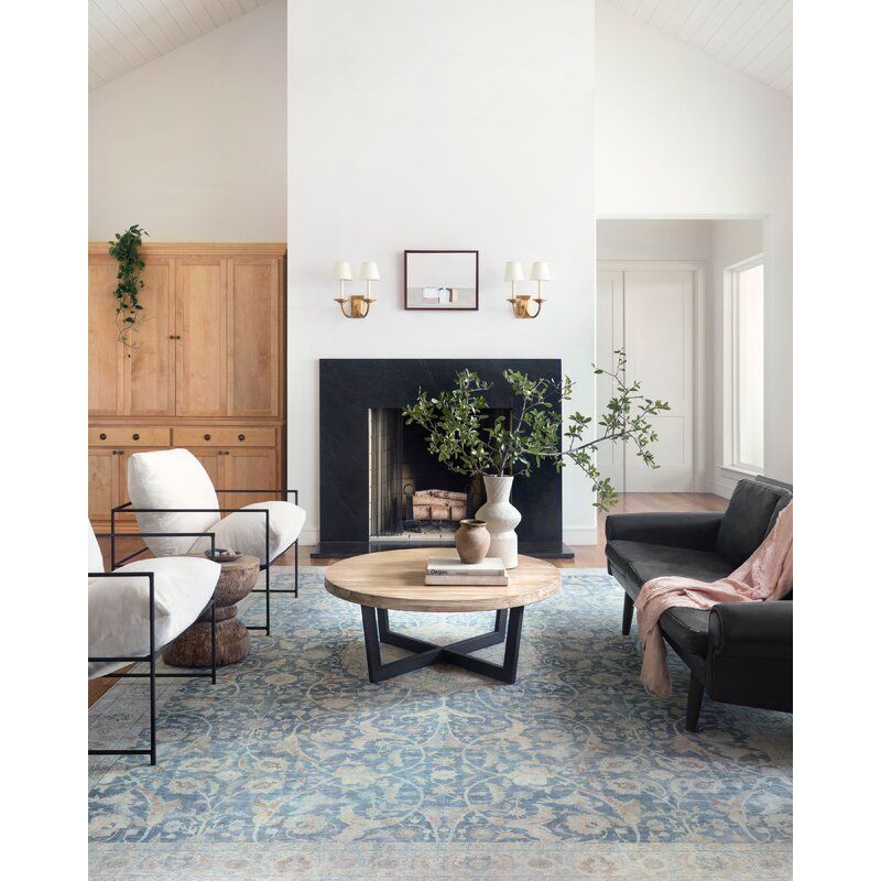 Jules Oriental Gray Sky Area Rug-3'6"x5'6" thumbnail 2