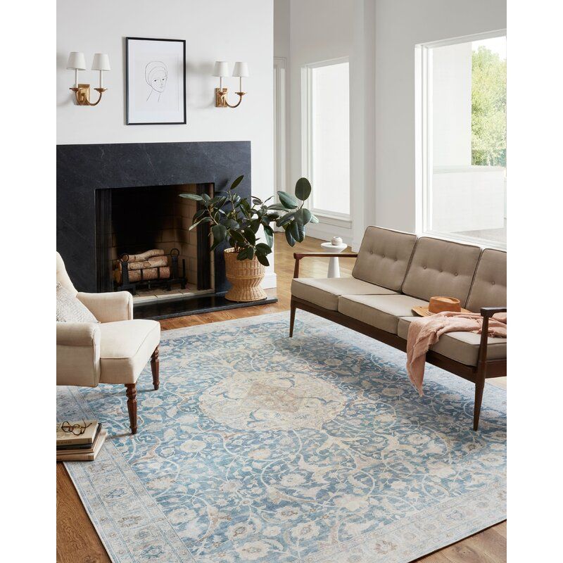 Jules Oriental Gray Sky Area Rug-3'6"x5'6" thumbnail 3