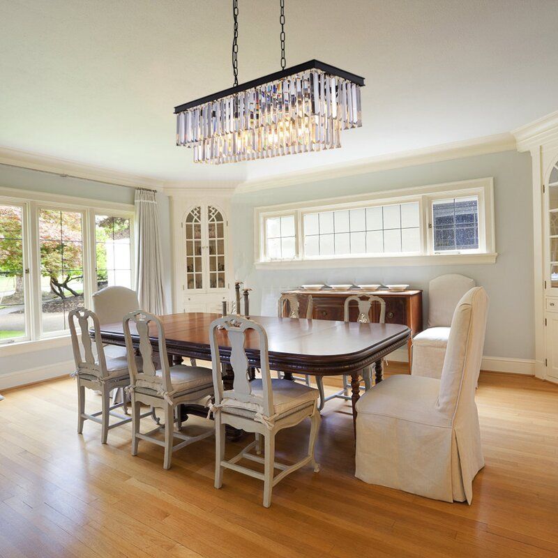 Rowell 9 Light Unique Statement Tiered Chandelier thumbnail 8