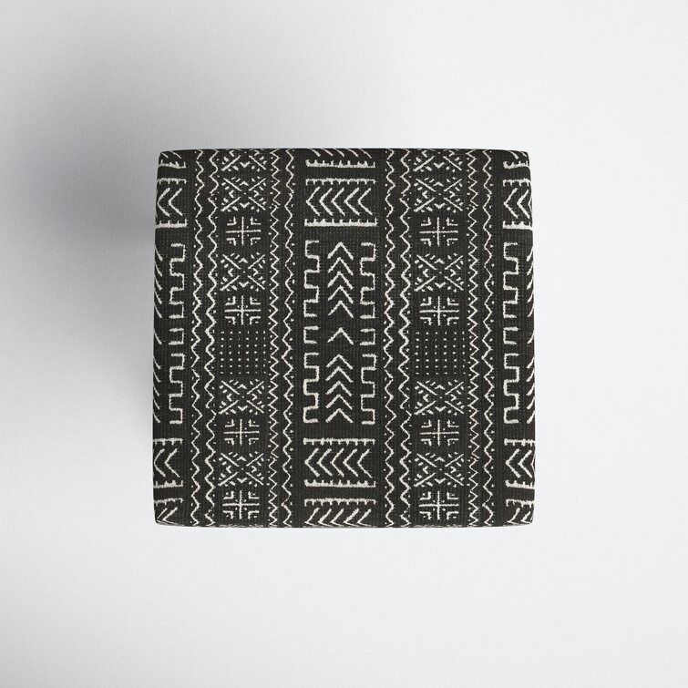 Castel Square Geometric Standard Ottoman thumbnail 3