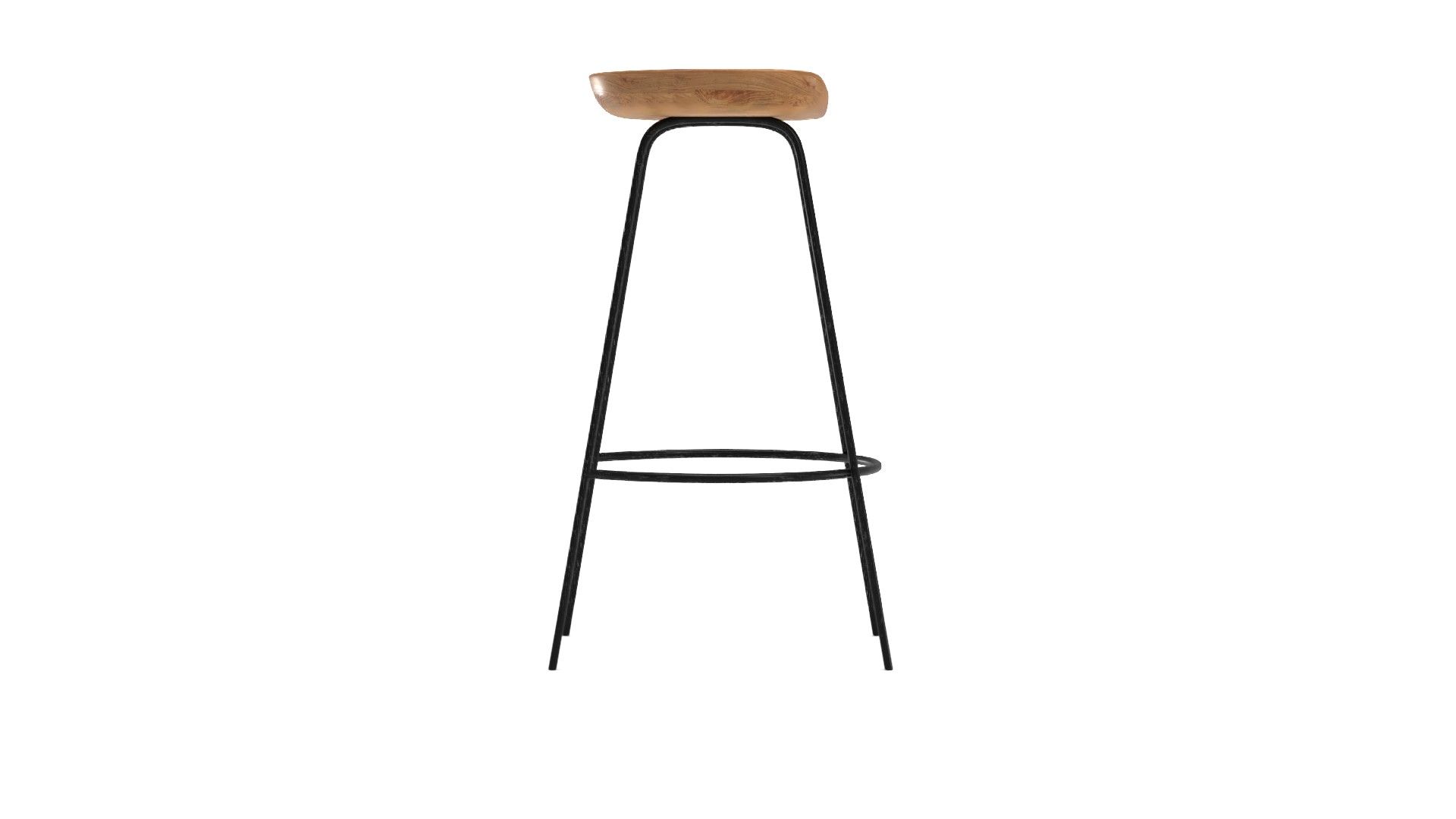Alden Bar Stools Steel Set Of 2 thumbnail 2