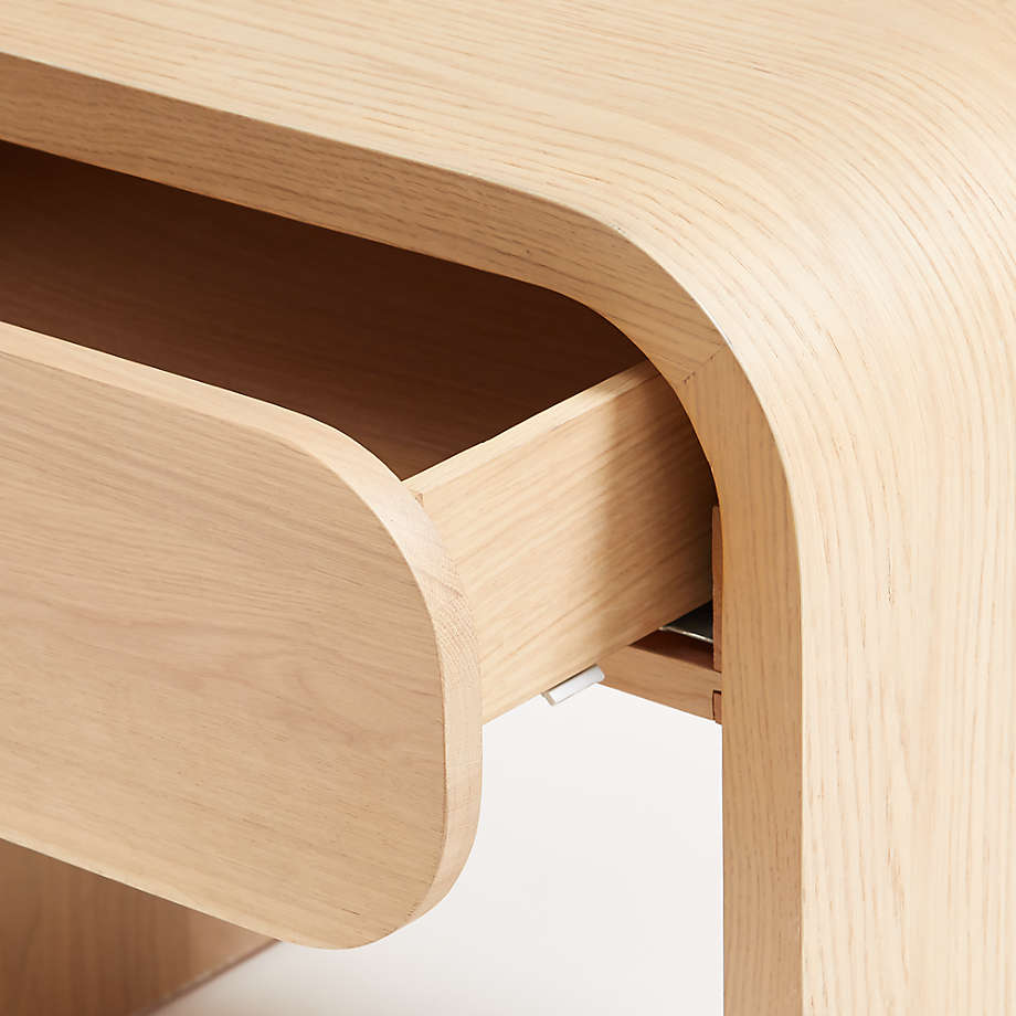 Cortez Natural Floating Nightstand by Leanne Ford thumbnail 7