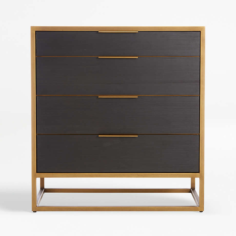 Oxford Black 4-Drawer Chest thumbnail 2