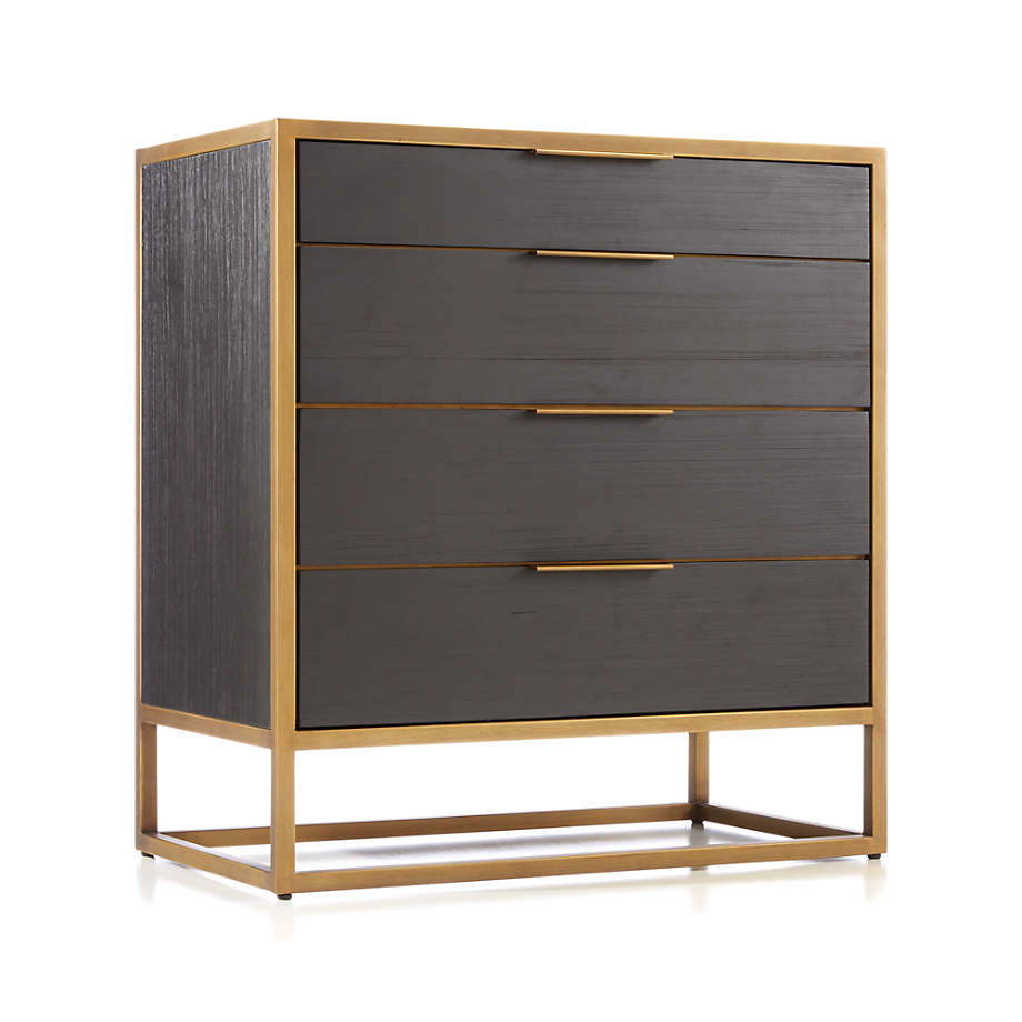 Oxford Black 4-Drawer Chest thumbnail 4