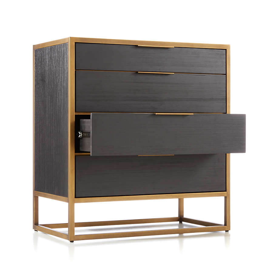 Oxford Black 4-Drawer Chest thumbnail 5