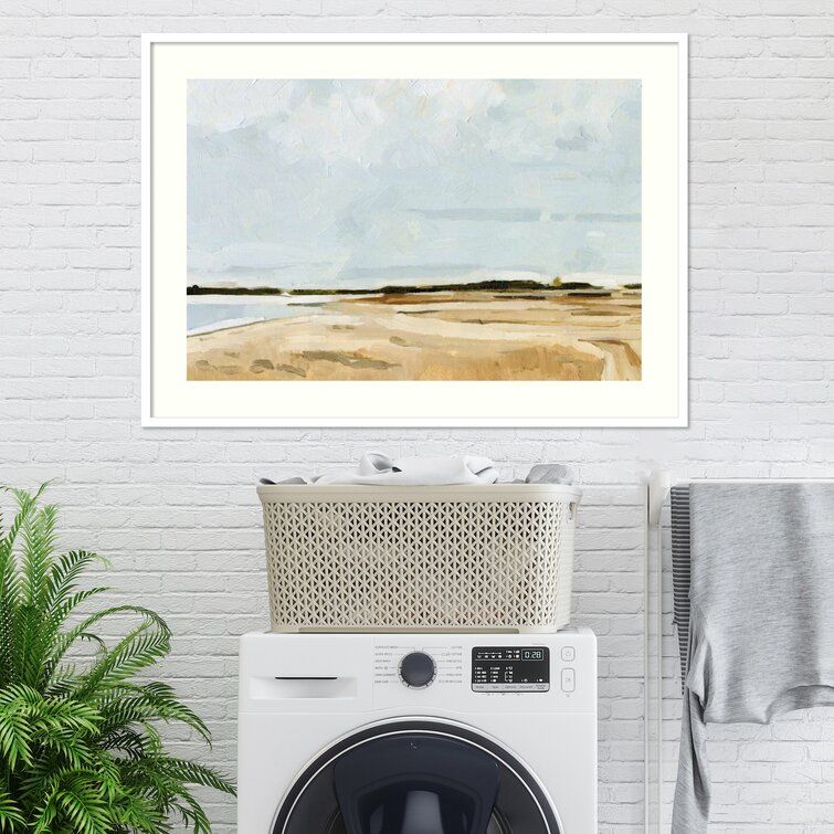 Quiet Coast I Picture Painting Print on Paper with Frame-31.38"x43.38" thumbnail 4