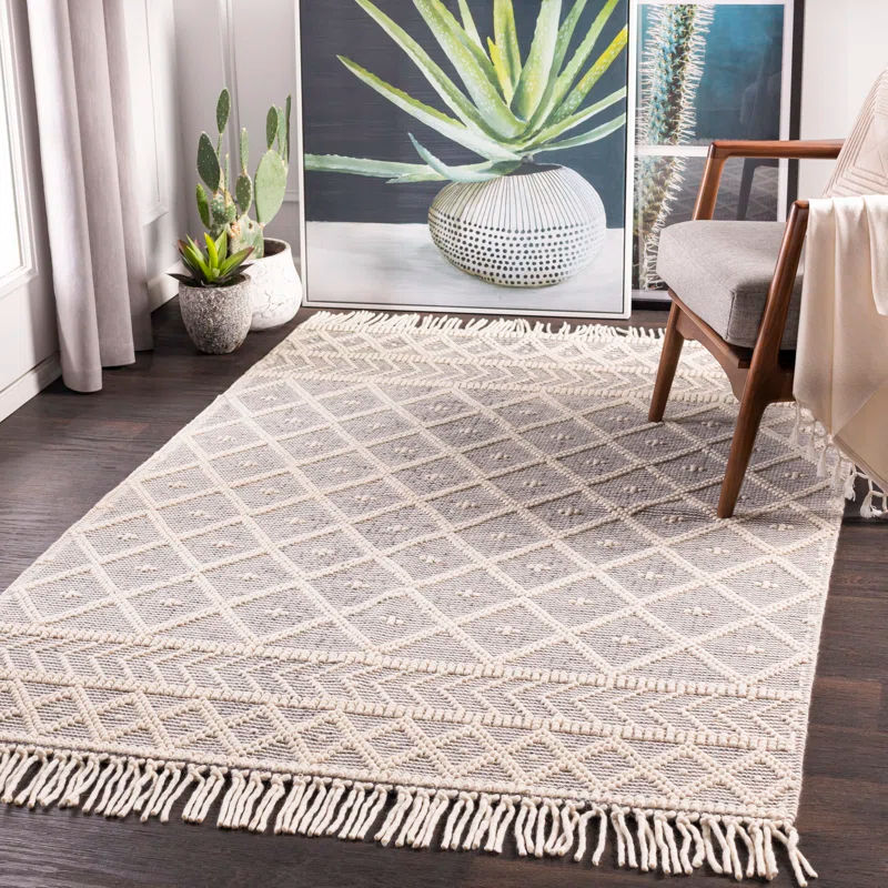 Boland Southwestern Handmade Flatweave Wool Area Rug-8'x10' thumbnail 2
