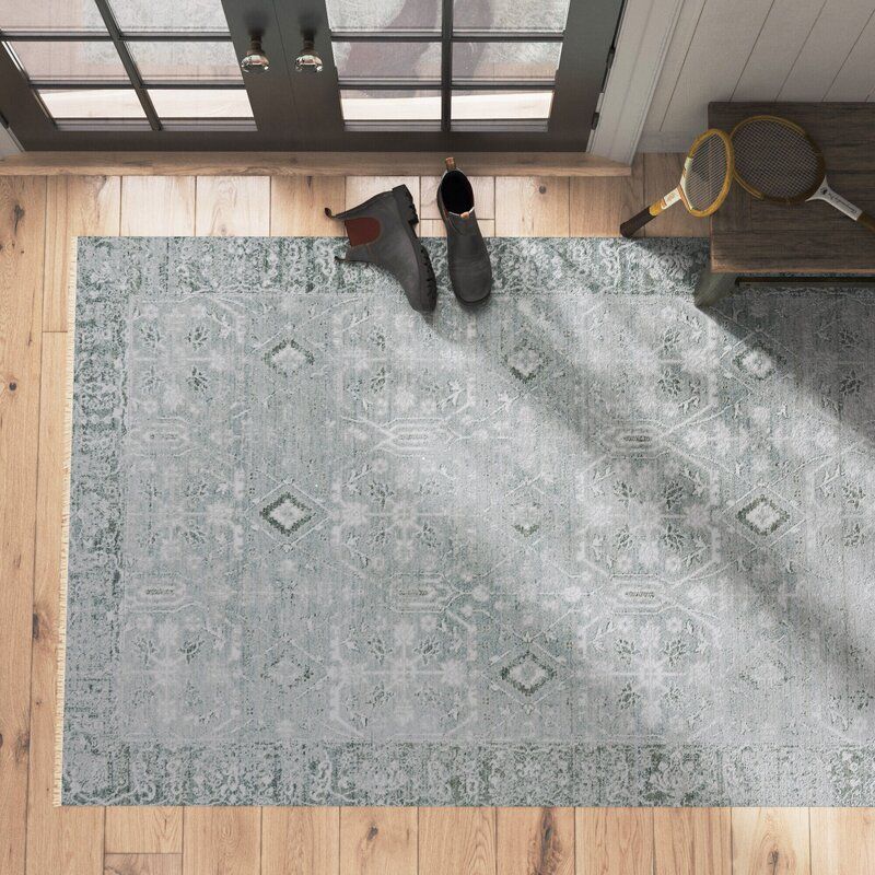 Remington Power Loom Area Rug In Gray 9'x12' thumbnail 2