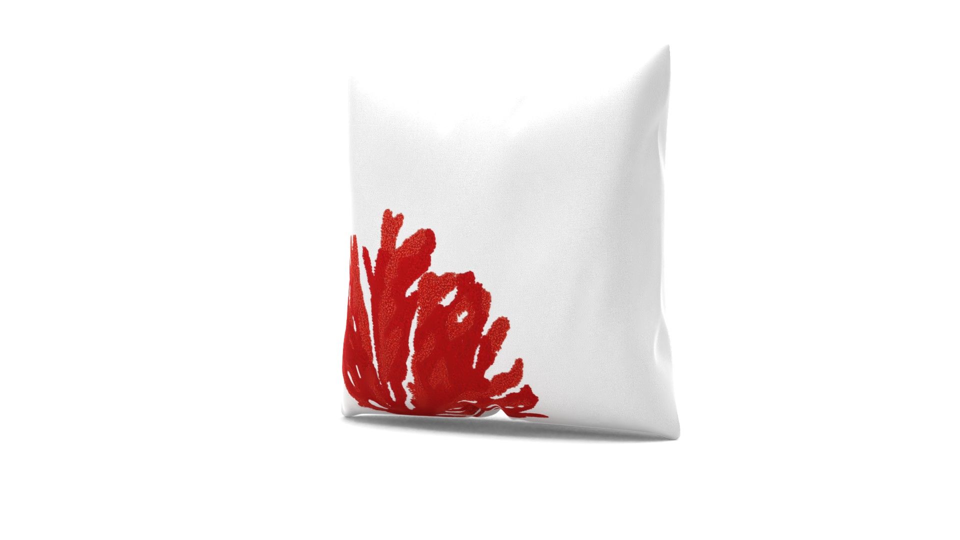 Madilynn Embroidered Throw Pillow With Insert 18"x18" thumbnail 2