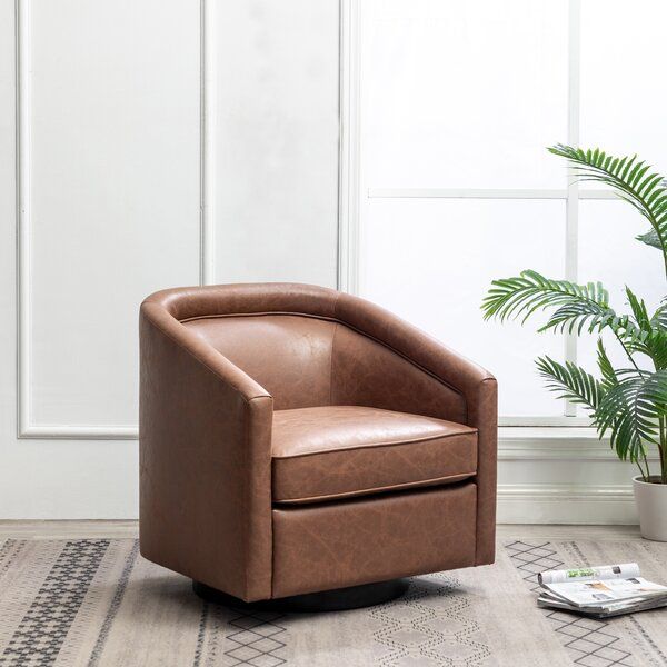 Kiersten Swivel Barrel Chair thumbnail 2