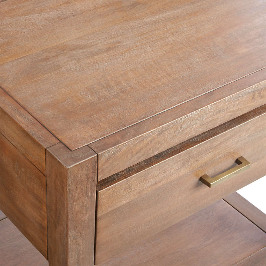 Dawson Grey Wash Nightstand thumbnail 7