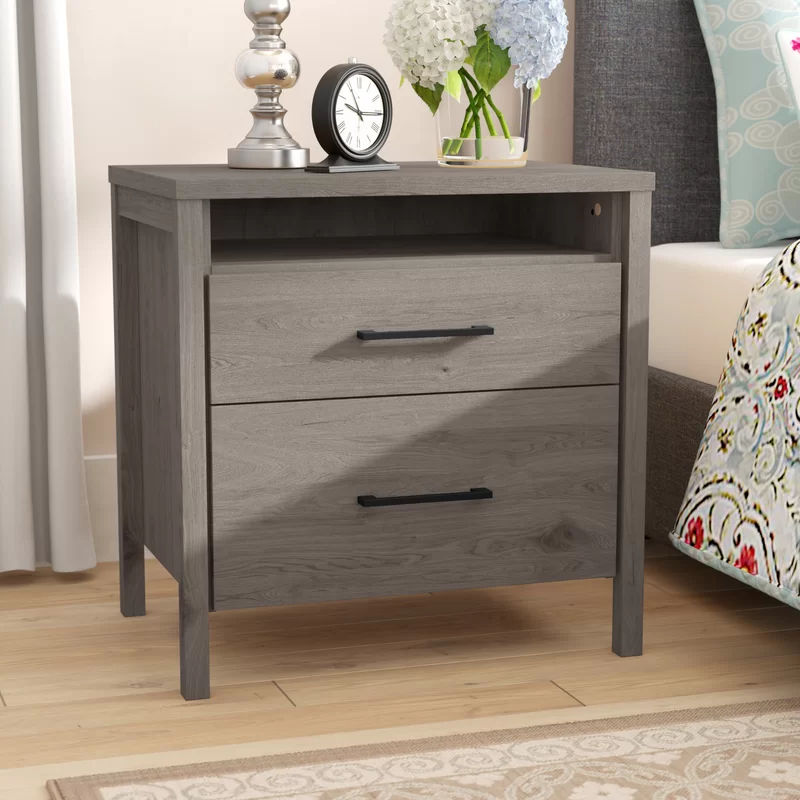 Gravity Two Drawer Nightstand thumbnail 2