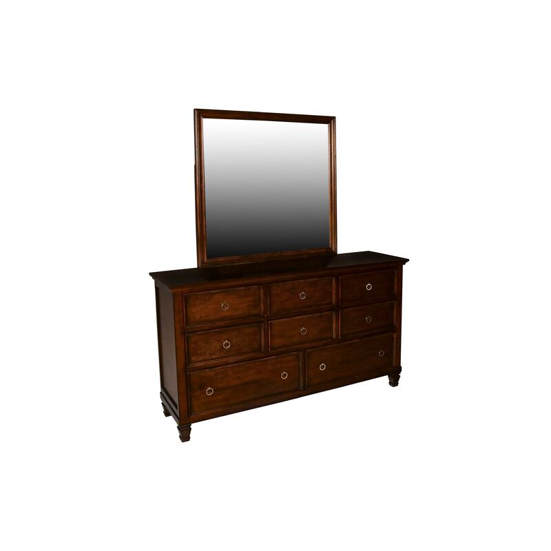 Westhampton 8 Drawer Solid Wood Dresser thumbnail 2