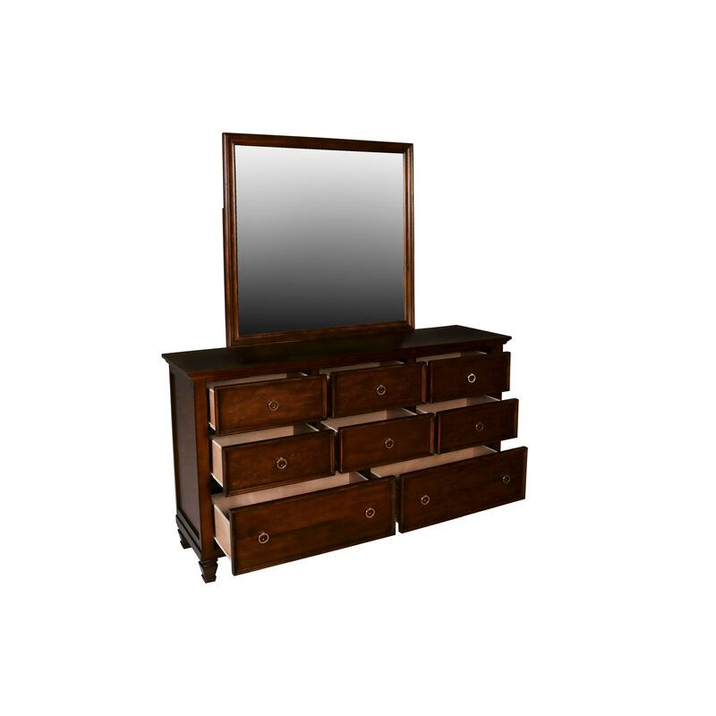 Westhampton 8 Drawer Solid Wood Dresser thumbnail 3