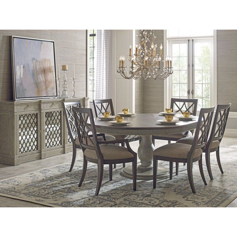 Coffey Extendable Pedestal Dining Table thumbnail 2